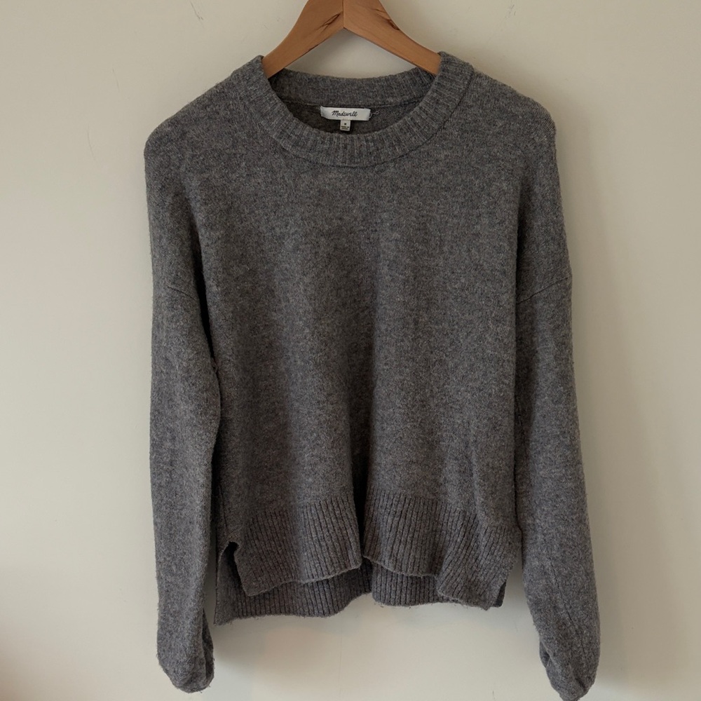 Madewell | Charcoal Crew Neck Sweater | M